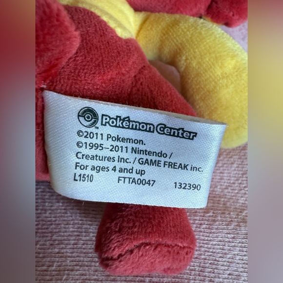 Pokemon CENTER Company International PANSEAR 9” POKEDOLL Plush Doll Toy 2011 - Picture 4 of 6